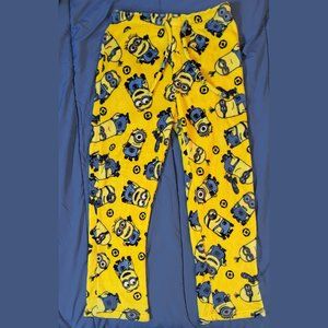 Unisex 'DESPICIBLE ME" MINIONS MADE Sleepwear Lounge pants sz M